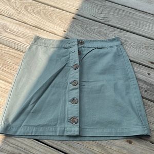 Indigo rein green skirt
